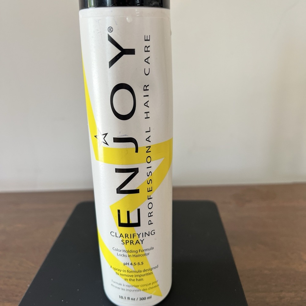 Enjoy Clarifying Spray 10.1 oz Color Holding Formula Removes Impurities Hair